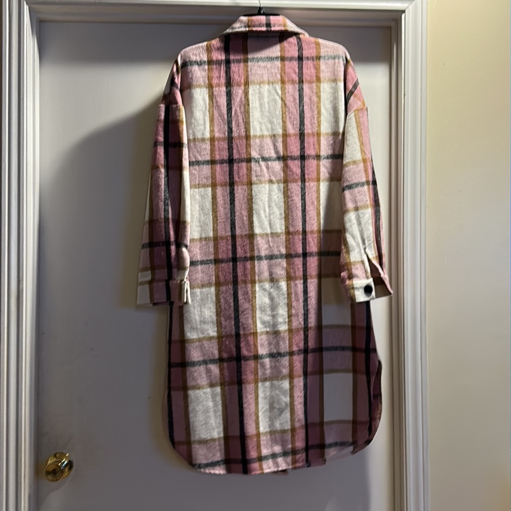 Solution Medium Oversized Shacket Shirt Jacket - image 2